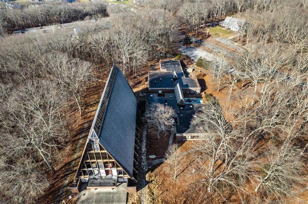 Aerial view of Trinity Sanctuary chapel